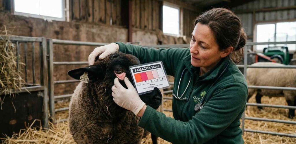 Suffolk Sheep Ewes checkups
