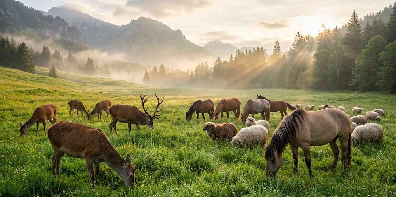 What Animals Only Eat Grass? A Complete Guide to Nature’s Grazers